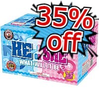 Fireworks - 500G Firework Cakes - He or She What Will it Be? Girl 500g Fireworks Cake