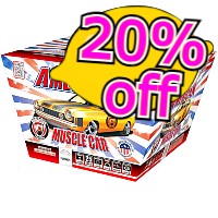 Fireworks - 500G Firework Cakes - 20% Off American Muscle Car 500g Fireworks Cake