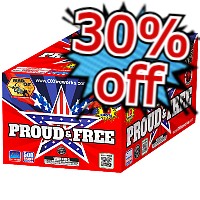 Fireworks - 500G Firework Cakes - Proud & Free 500g Fireworks Cake