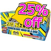 Fireworks - 500G Firework Cakes - 25% Off 90 Second Comin in Hot Show in a Box 500g Fireworks Cake