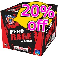 20% Off Pyro Rage 500g Fireworks Cake Fireworks For Sale - 500G Firework Cakes 