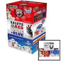 Salute to the Red White and Blue Wholesale Case 1/1 Fireworks For Sale - Wholesale Fireworks 