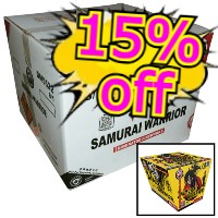 15% Off Samurai Warrior Wholesale Case 8/1 Fireworks For Sale - Wholesale Fireworks 