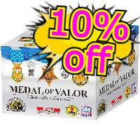 10% Off Medal of Valor 500g Fireworks Cake Fireworks For Sale - 500G Firework Cakes 
