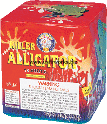 Fireworks - 200G Multi-Shot Cake Aerials - KILLER ALLIGATOR