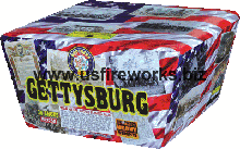 Fireworks - 200G Multi-Shot Cake Aerials - GETTYSBURG