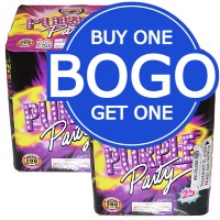 Fireworks - 200G Multi-Shot Cake Aerials - Buy One Get One Purple Party 200g Fireworks Cake