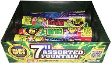 Fireworks - Fountains Fireworks - 7 inch Assorted Fountain
