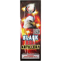 Fireworks - Reloadable Artillery Shells - Black Box Artillery Compact Box 6 Shot