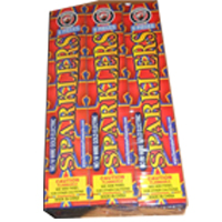 Fireworks - Sparklers - #10 Gold Electric Sparkler Mad Ox or Dominator