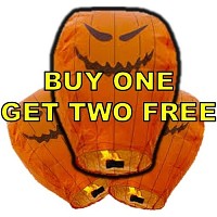 Fireworks - Novelties - Sky Lantern Pumpkin Buy One Get Two