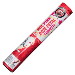 Fireworks - Novelties - 30 CM Confetti Cannon - red/pink rose petal