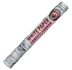 Fireworks - Novelties - 40 CM  Confetti Cannon - white paper