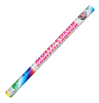 Fireworks - Novelties - 80 CM Confetti Cannon - multi-color rectangle paper