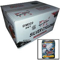 Fireworks - Wholesale Fireworks - Silver Cyclone Wholesale Case 24/1