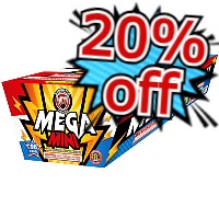 Buy Fireworks Online - 200G Mega Mini