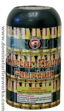 Fireworks - Fountains Fireworks - Mortar Round Fountain