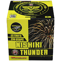 Fireworks - 200G Multi-Shot Cake Aerials - Nishiki Thunder 200g Fireworks Cake
