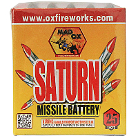 Fireworks - Missiles - 25 Shot Saturn Missile 1 Piece