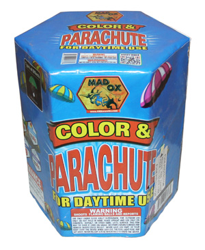 Fireworks - Parachutes - 19 Shot Daytime Color Smoke & Parachute Cake