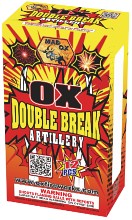 Fireworks - Reloadable Artillery Shells - OX Double Break Artillery