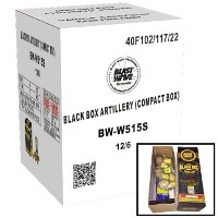 Black Box Artillery Compact Box 6 Shot Wholesale Case 12/6 Fireworks For Sale - Wholesale Fireworks 