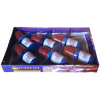 Silver Jet 6 Piece Fireworks For Sale - Sky Flyers - Helicopters 