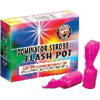 Fireworks - Strobe Effects - Dominator Strobe Flash Pot 6 Piece