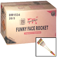 Fireworks - Wholesale Fireworks - Funny Face Rocket Wholesale Case 20/5