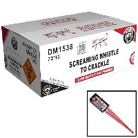 Fireworks - Wholesale Fireworks - Screaming Whistle to Crackle Rocket Wholesale Case 72/12