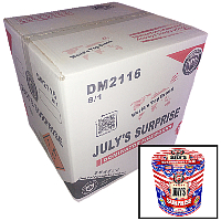 Julys Surprise Wholesale Case 8/1 Fireworks For Sale - Wholesale Fireworks 