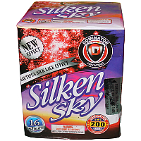 Silken Sky Fireworks For Sale - 200G Multi-Shot Cake Aerials 