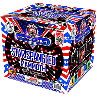 Star Spangled Mammoth Fireworks For Sale - 500g Firework Cakes 