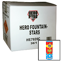 Hero Fountain Stars Wholesale Case 36/1 Fireworks For Sale - Wholesale Fireworks 