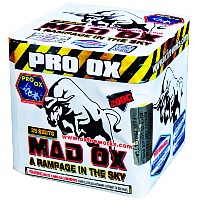 Mad Ox A Rampage in the Sky Fireworks For Sale - 200G Multi-Shot Cake Aerials 