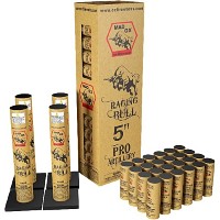 Raging Bull 5 inch Artillery 24 Shot Fireworks For Sale - Reloadable Artillery Shells 