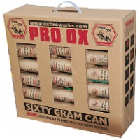 Pro Ox 18 Shot 60G Cylinders Fireworks For Sale - Reloadable Artillery Shells 