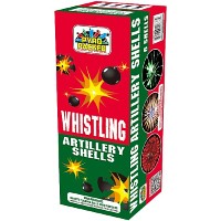 Whistling Artillery Compact box 6 Shot Fireworks For Sale - Reloadable Artillery Shells 