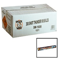 Fireworks - Wholesale Fireworks - 300 Shot Thunder Missile Wholesale Case 12/1