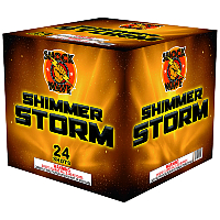 Shimmer Storm Fireworks For Sale - 200G Multi-Shot Cake Aerials 