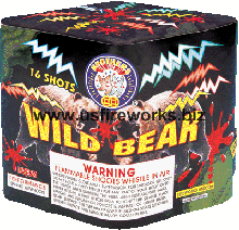 Fireworks - 200G Multi-Shot Cake Aerials - WILD BEAR