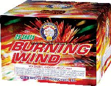 Fireworks - 200G Multi-Shot Cake Aerials - 25 ST BURNING WIND