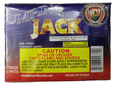 Fireworks - Jumping Jacks - Dominator Jumping Jacks 12 Pack