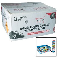 Fireworks - Wholesale Fireworks - Double Parachute with Smoke Wholesale Case 96/3