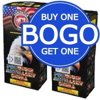 Fireworks - BOGO! Buy One Get One Free Fireworks Special - Buy One Get One Dominator Black Box Artillery Shells 6 Shot