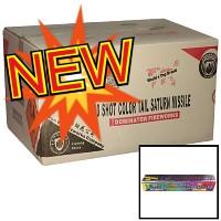 Fireworks - Wholesale Fireworks - 200 shot Color Tail Saturn Missile Wholesale Case 18/1