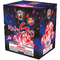 Fireworks - 200G Multi-Shot Cake Aerials - Ruby Sky 200g Fireworks Cake
