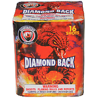 Fireworks - 200G Multi-Shot Cake Aerials - Diamond Back