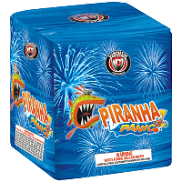 Fireworks - 200G Multi-Shot Cake Aerials - Piranha Panic 200g Fireworks Cake