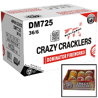 Fireworks - Wholesale Fireworks - Crazy Cracklers Wholesale Case 36/6